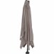 Ampelschirm >SUNSET N+< in taupe, Aluminium - 350x252x260cm (BxHxT)