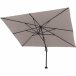 Ampelschirm >SUNSET N+< in taupe, Aluminium - 350x252x260cm (BxHxT)