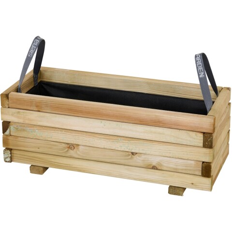 Pflanzkübel >TAUNUS< in natur, Kiefer FSC® 100% - 70x30x30cm (BxHxT)