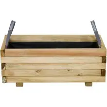 Pflanzkübel >TAUNUS< in natur, Kiefer FSC®...