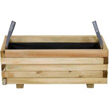 Pflanzkübel >TAUNUS< in natur, Kiefer FSC® 100% - 70x30x30cm (BxHxT)