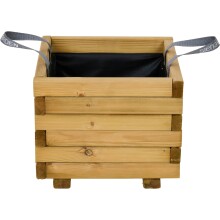 Pflanzkübel >TAUNUS< in natur, Kiefer FSC® 100% - 40x33x40cm (BxHxT)