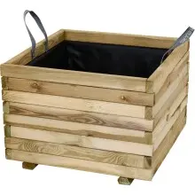 Pflanzkübel >TAUNUS< in natur, Kiefer FSC®...