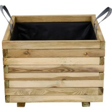 Pflanzkübel >TAUNUS< in natur, Kiefer FSC® 100% - 60x43x60cm (BxHxT)