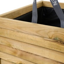 Pflanzkübel >TAUNUS< in natur, Kiefer FSC® 100% - 60x43x60cm (BxHxT)