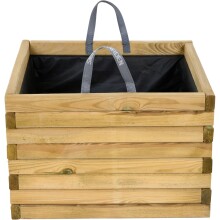 Pflanzkübel >TAUNUS< in natur, Kiefer FSC® 100% - 60x43x60cm (BxHxT)