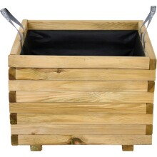 Pflanzkübel >TAUNUS< in natur, Kiefer FSC® 100% - 60x43x60cm (BxHxT)