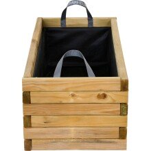 Pflanzkübel >TAUNUS< in natur, Kiefer FSC® 100% - 90x35x40cm (BxHxT)