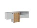 Lowboard >ALVERNO< in Asche / Coast Evoke Eiche Lamelle-Dekor - 160x69x40 (BxHxT)