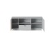 Lowboard >ALVERNO< in Asche / Coast Evoke Eiche Lamelle-Dekor - 145x59x40 (BxHxT)