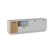 Lowboard >ALVERNO< in Asche / Coast Evoke Eiche...
