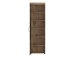 Garderobenschrank >GRANO< 4 Böden, 1 Stange, Viking Eiche Dekor / Kosmos Grau - 58x195x38 (BxHxT