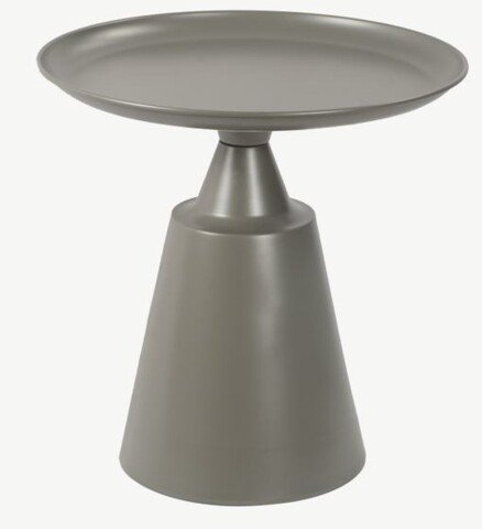 Beistelltisch >1157< in Metall Grau - 49x50cm (HxD)