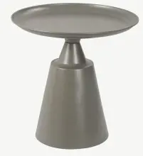 Beistelltisch >1157< in Metall Grau - 49x50cm (HxD)