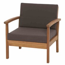 Gartenlounge-Set >TAVIRA< (4-teilig) in teaklook ,...