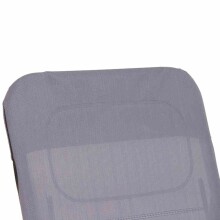 Relaxliege >BITO<  in anthrazit/taubenblau,  - 139x118x72cm (BxHxT)