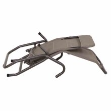 Relaxliege >BITO< in anthrazit/taupe,  - 139x118x72cm (BxHxT)