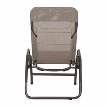 Relaxliege >BITO< in anthrazit/taupe,  - 139x118x72cm (BxHxT)