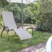 Relaxliege >BITO< in anthrazit/taupe,  - 139x118x72cm (BxHxT)