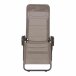 Relaxliege >BITO< in anthrazit/taupe,  - 139x118x72cm (BxHxT)