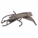 Relaxliege >BITO< in anthrazit/taupe,  - 139x118x72cm (BxHxT)
