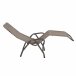 Relaxliege >BITO< in anthrazit/taupe,  - 139x118x72cm (BxHxT)