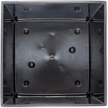 Pflanzkübel >NIZZA< in weiß, Kunststoff - 46,5x25cm (HxD)