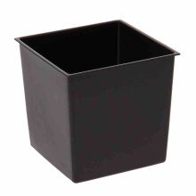 Pflanzkübel >NIZZA< in weiß, Kunststoff - 46,5x25cm (HxD)