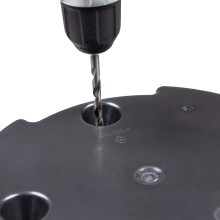 Pflanzkübel >LOCON< in weiß, Kunststoff - 57x30cm (HxD)