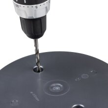 Pflanzkübel >LOCON< in weiß, Kunststoff - 46,5x25cm (HxD)
