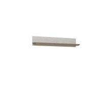 Wandboard >ILOPPA< in Schnee  / Nelson Eiche Dekor - 145x25,6x22,1cm (BxHxT)