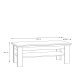 Couchtisch >ILOPPA< mit Ablage, in Schnee / Nelson Eiche Dekor - 120,6x45,3x60,4cm (BxHxT)