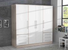 Drehtürenschrank >JUPITER< 4 Türen, 6...