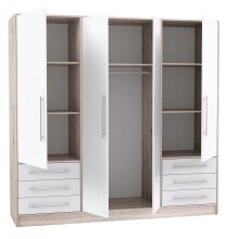 Drehtürenschrank >JUPITER< 4 Türen, 6...