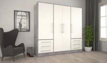 Drehtürenschrank >JUPITER< 4 Türen, 6...