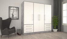 Drehtürenschrank >JUPITER< 4 Türen, 6...