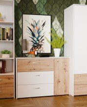 Kommode >CULGOA< 3 Schübe, 1 Tür, Artisan...