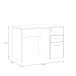 Schreibtisch >CULGOA< Schublade, Tür, Fach, Weiss/ Artisan Eiche Dekor - 110x74,8x60cm BxHxT