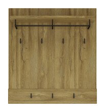 Garderoben-Set >Cortina< (4-teilig) Grandson Eiche - 190x195x38 BxHxT