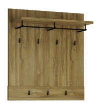 Garderoben-Set >Cortina< (2-teilig) Grandson Eiche - 93x195x38 (BxHxT)