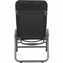 Relaxliege >FANO< in schwarz,  - 150x112x71cm (BxHxT)