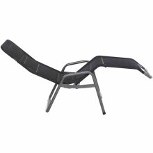 Relaxliege >FANO< in schwarz,  - 150x112x71cm (BxHxT)