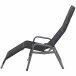 Relaxliege >FANO< in schwarz,  - 150x112x71cm (BxHxT)