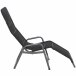 Relaxliege >FANO< in schwarz,  - 150x112x71cm (BxHxT)