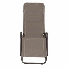 Relaxliege >FANO< in taupe,  - 150x112x71cm (BxHxT)