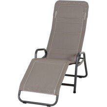 Relaxliege >FANO< in taupe,  - 150x112x71cm (BxHxT)