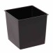 Pflanzkübel >BIRON< in graphit, Kunststoff - 25x26x25cm (BxHxT)