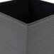 Pflanzkübel >BIRON< in graphit, Kunststoff - 25x26x25cm (BxHxT)