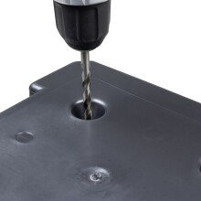 Pflanzkübel >BIRON< in weiß, Kunststoff - 40x41,5x40cm (BxHxT)