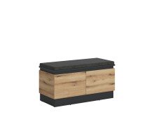 Garderoben-Set >Corte< (2-teilig) Evoke Eiche Dekor - 101x201x45 BxHxT